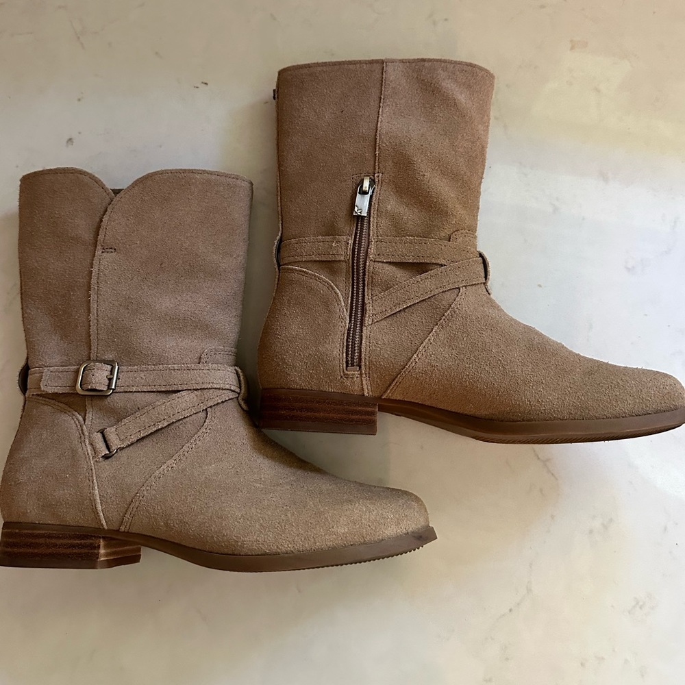 Koolaburra by UGG Suede Mid Boots women's Elista Amphora Size 7